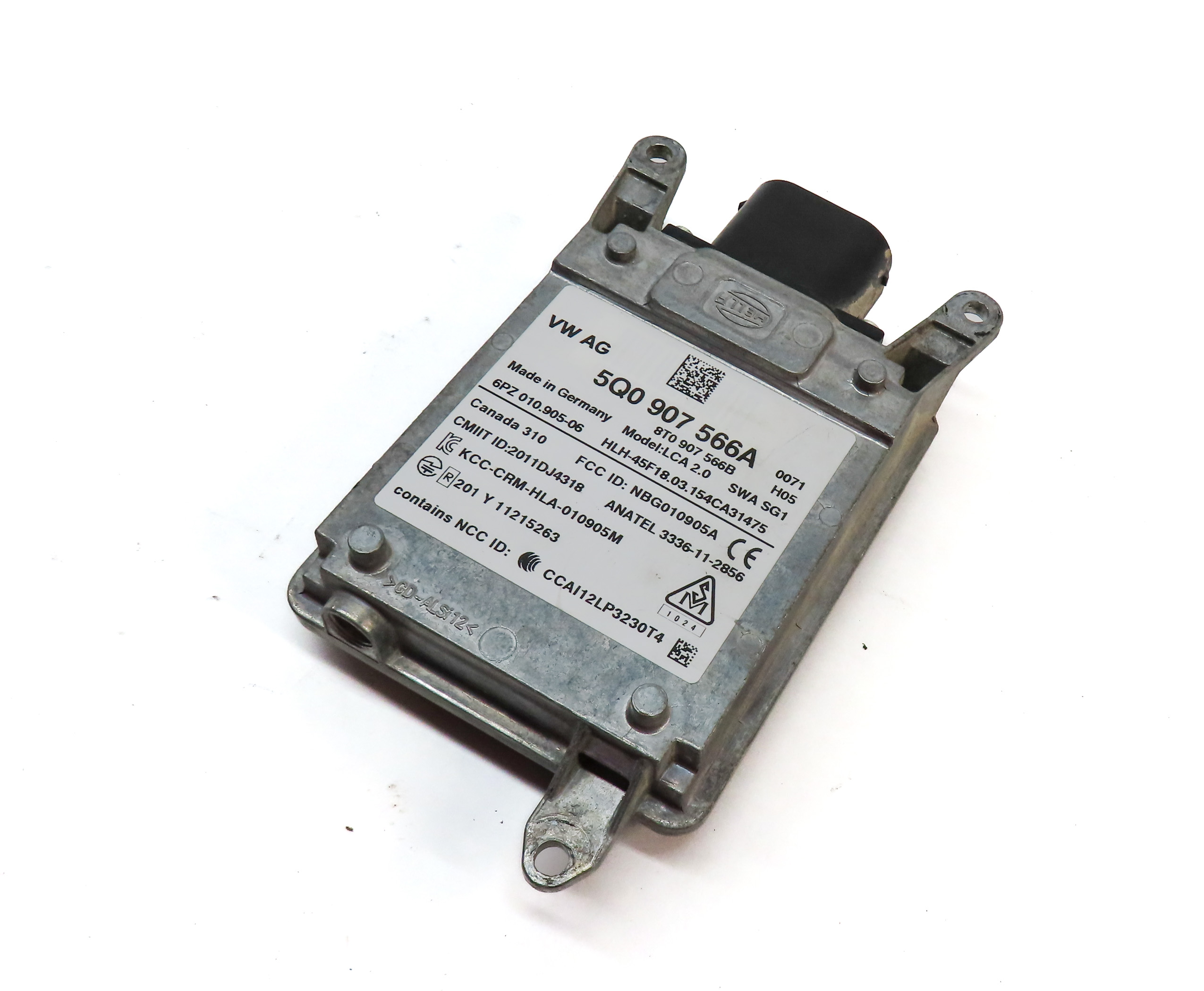 2015-2016 AUDI A3 S3 (8V) BLIND SPOT RADAR SENSOR MODULE (MASTER) — exact item pictured